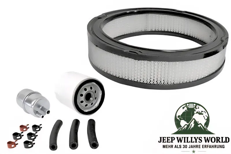 Inspektions Filter Set 2,5 L 4 Zyl. Jeep CJ 80-86