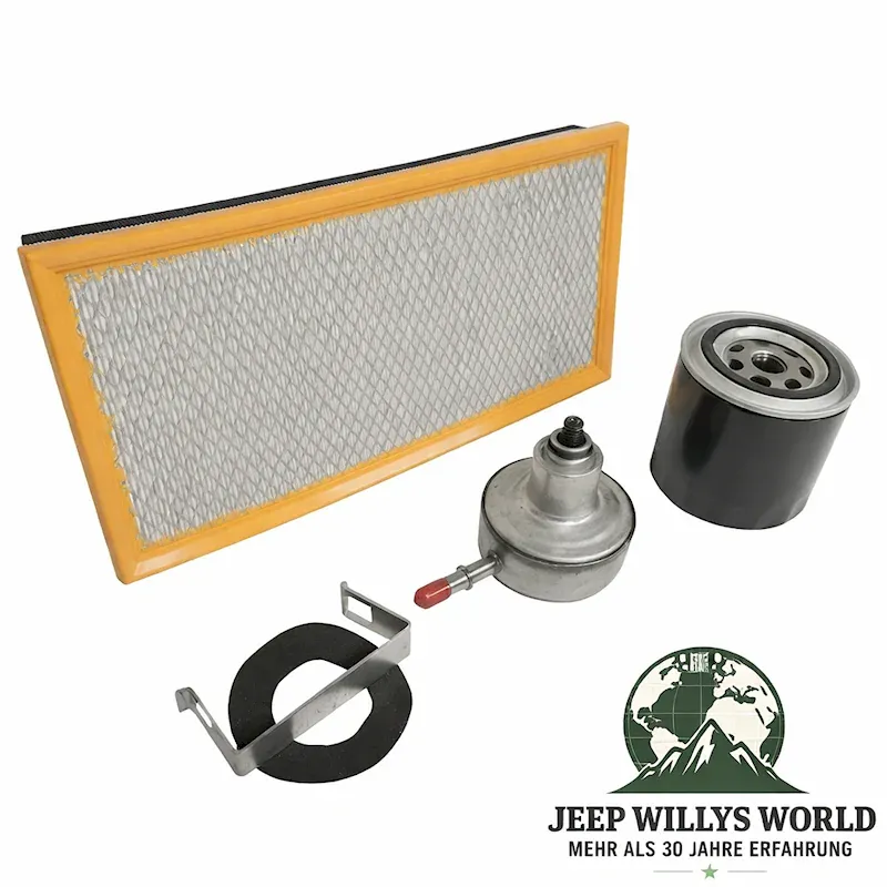 Inspektions Filter Set 2,5 + 4,0 L 4 + 6 Zyl. Jeep Wrangler 96-04