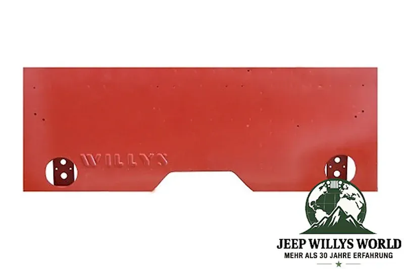 Heckpanel Panel Rückwand mit "Willys" Prägung Willys MB 41-42