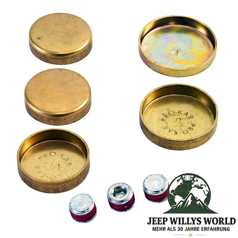 Motor Froststopfen Set 7-teilig 2,5 L Jeep CJ + Wrangler + Cherokee 83-02