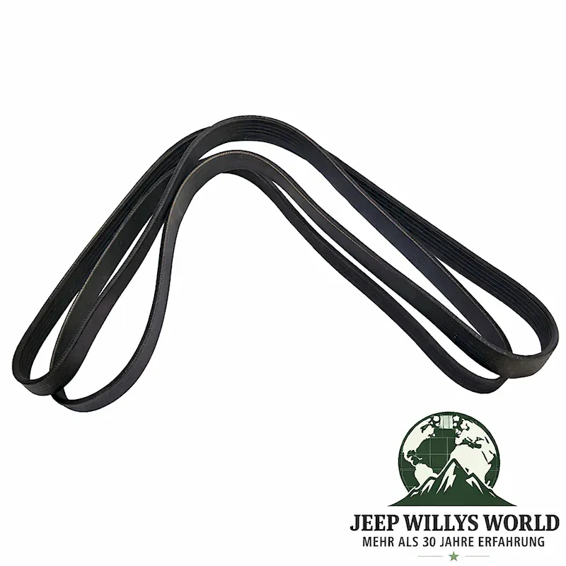 Serpentine Mico V-Belt without Power Steering 2,5 L + 4,2 L Jeep CJ Wrangler 87-90