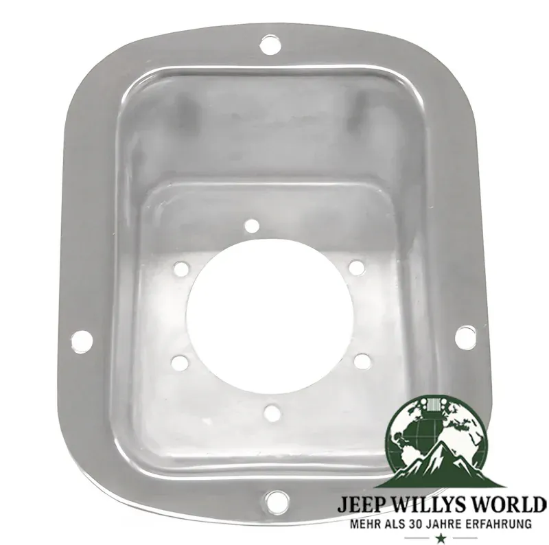 Tankblende Tankeinfüllstutzen Edelstahl CJ + Wrangler YJ 78-95