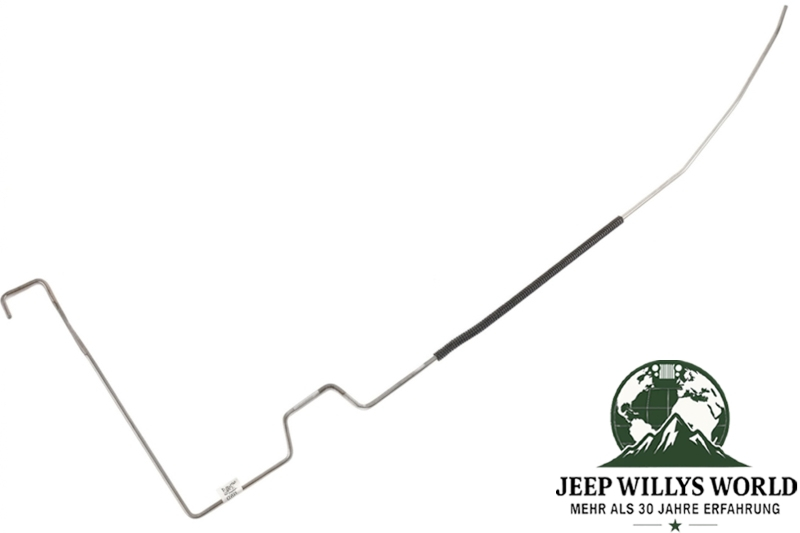 Kraftstoffleitung Tank zur Benzinpumpe Edelstahl Jeep CJ5 3,8 + 4,2 L 76-81
