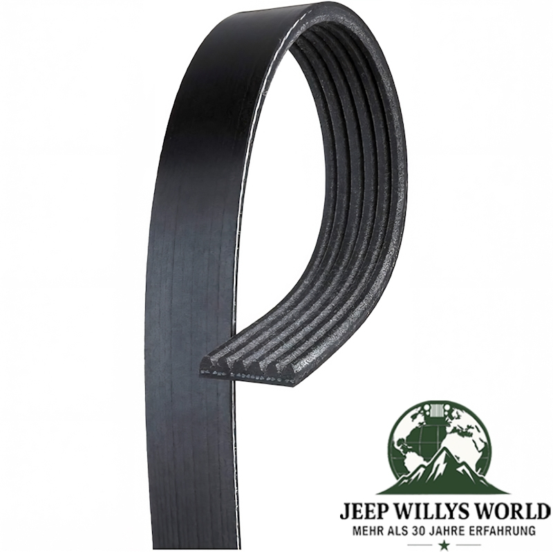 Keilrippenriemen Gates ohne Servo 2,5 L + 4,2 L Jeep CJ Wrangler Cherokee 83-90