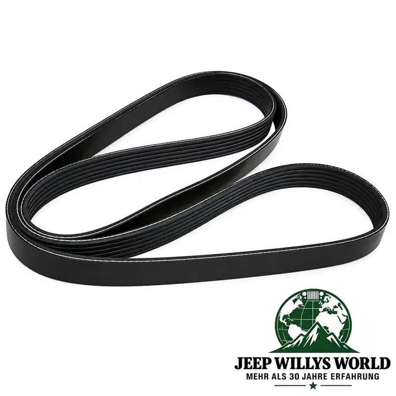 Crown Keilrippenriemen Flachriemen für 4,0l mit Klimaanlage Jeep Wrangler TJ, Grand Cherokee (99-06).