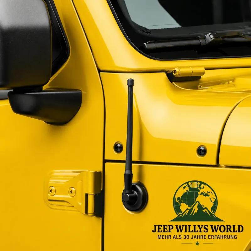 Antenne Flexibel 23cm Jeep Wrangler + Gladiator 96-26