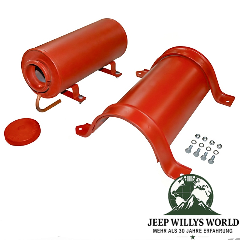 Radiator Overflow Bottle Set Ford GPW Jeep Willys MB 4-134 L-Head 41-45