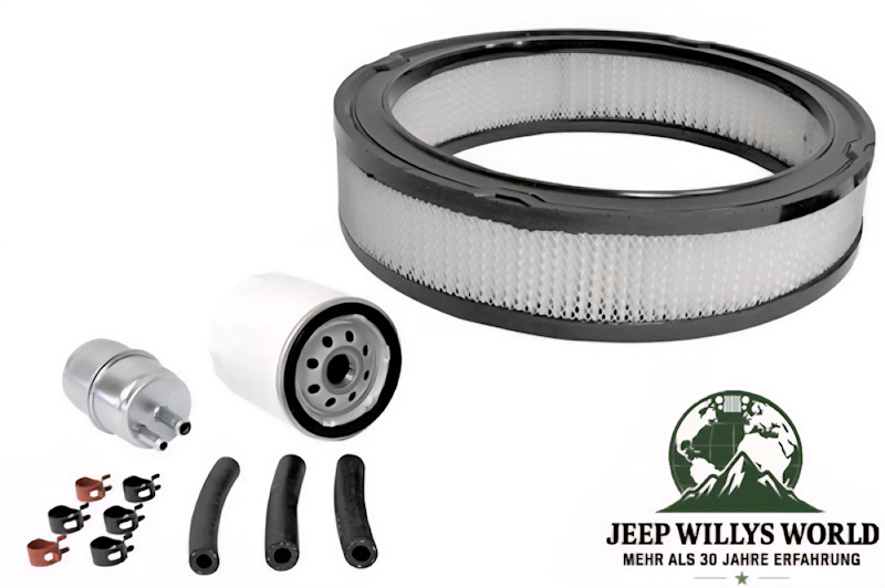 Inspektions Filter Set 2,5 L 4 Zyl. Jeep CJ 80-86