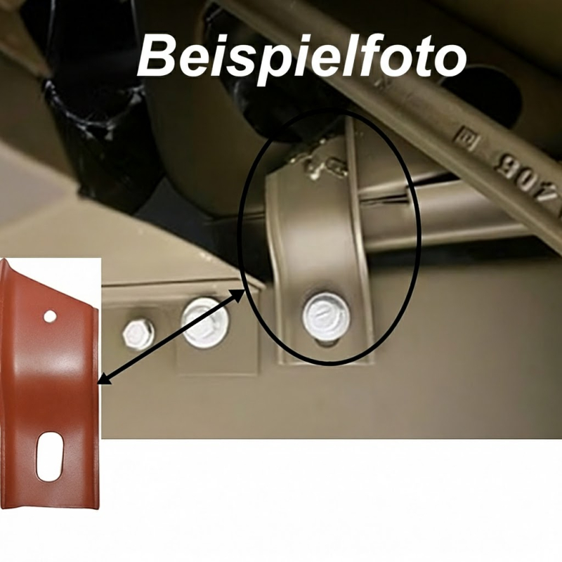 Rahmenhalter Verstärkung rechts Jeep Willys MB CJ2A Ford GPW 41-49