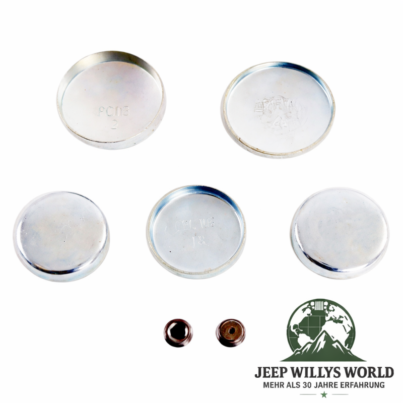 Motor Froststopfen Set 7-teilig 2,5 L Jeep CJ + Wrangler + Cherokee 83-02