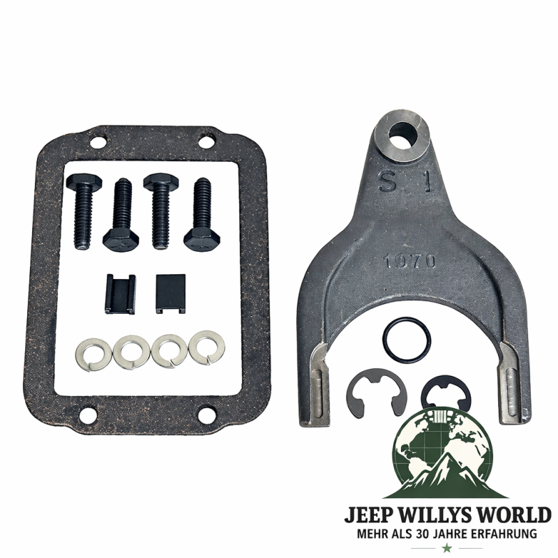 Intermediate Disconnect Shift Fork Set Front Axle Dana 30 Jeep Wrangler + Cherokee 84-95