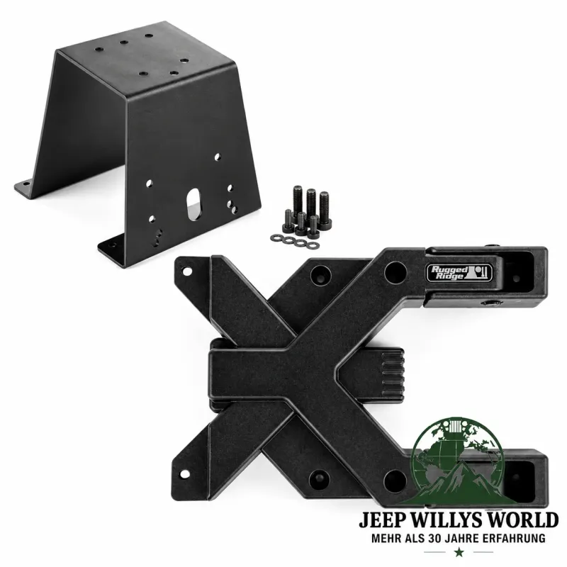 Rugged Ridge Tire Carrier Mount Kit Spartacus Heavy Duty Jeep Wrangler TJ (1996-2006)