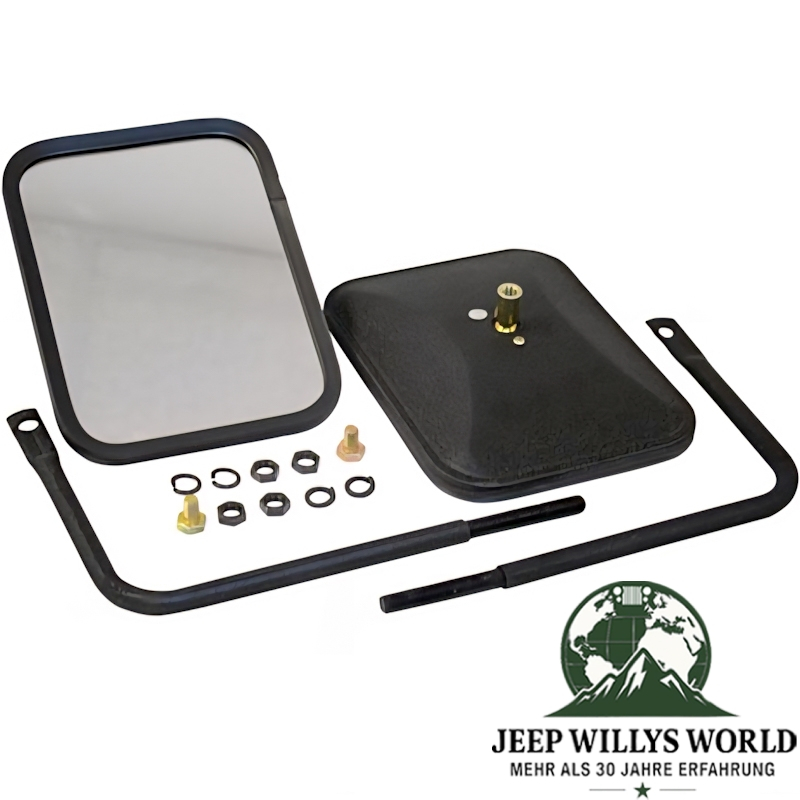 Trail Außenspiegel Paar schwarz Jeep CJ + Wrangler 76-