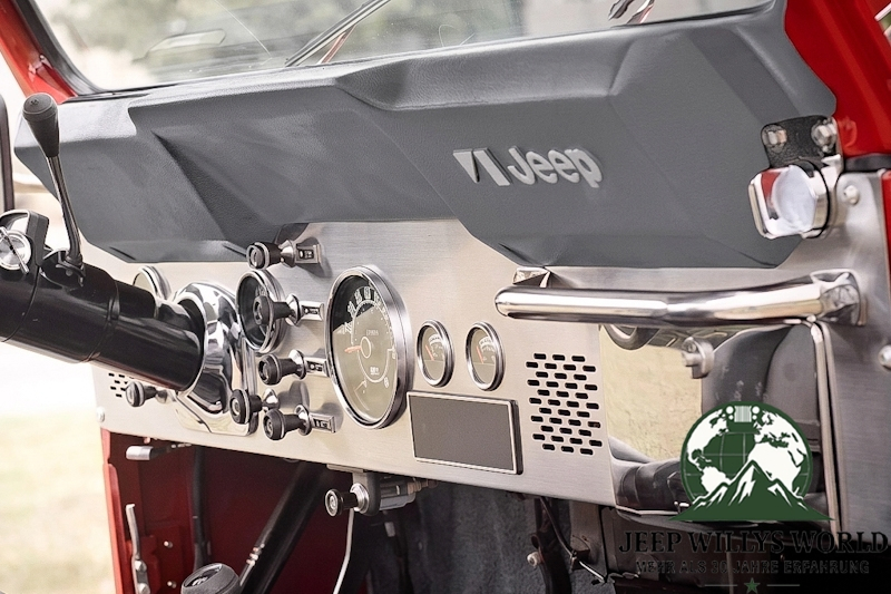 Grab Bar Stainless Steel pollished Jeep Willys M38A1 + CJ 52-86