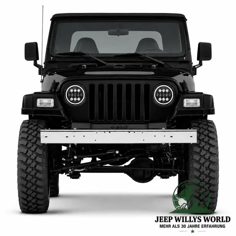 RT Off-Road Stoßstange vorne Frontstoßstange Stoßfänger Edelstahl Jeep Wrangler TJ (1996-2006)