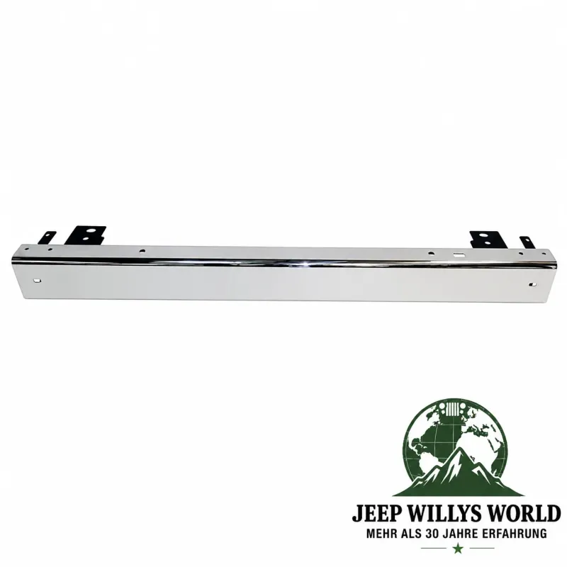 Rugged Ridge Heckstoßstange hinten Edelstahl hochglanzpoliert US Modell Jeep Wrangler TJ (1996-2006)
