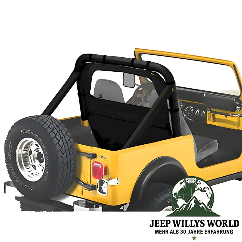 Windjammer Windschott Black Crush Jeep CJ5, CJ7, CJ8, Wrangler YJ (80-95)