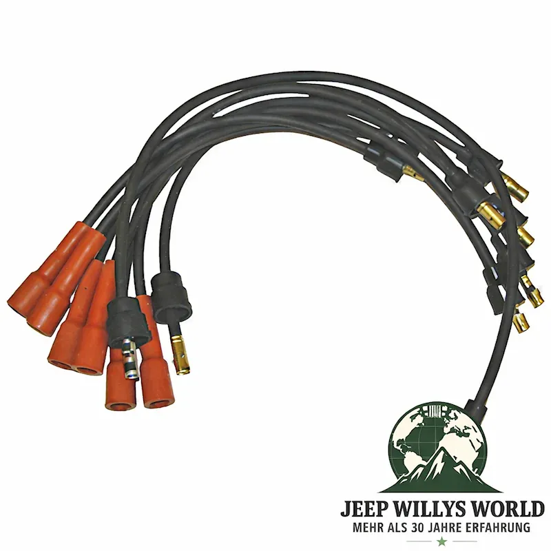 Standard Zündkabel Satz für 3,8L & 4,2L Motor. Jeep CJ5 CJ6 CJ7 CJ8, Wrangler YJ, SJ & J-Serie (1965-1990)