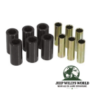 Blattfederbuchsen Set vorne oder hinten PU schwarz Jeep CJ 55-75
