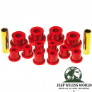 Blattfederbuchsen Set vorne PU rot Jeep CJ 76-86