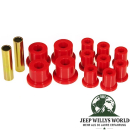 Blattfederbuchsen Set hinten PU rot Jeep CJ 76-86