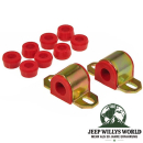 Stabilisatorgummi Set Ø 22mm PU vorne rot Jeep CJ 76-86