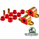 Stabilisatorgummi Set vorne Ø 22,22 mm Rot Jeep Cherokee 84-01