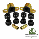 Stabilisatorgummi Set vorne Ø 28,6 mm Schwarz Jeep Cherokee 84-01
