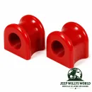 Prothane Stabilisatorgummi Paar hinten Ø 19 mm, Polyurethan rot. Jeep Wrangler JK (07-18)