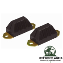 Achsanschlaggummis PU schwarz vorne oder hinten Jeep CJ 76-86