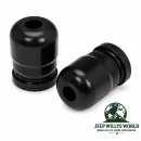 Prothane Achsanschlaggummi Paar Polyurethan vorne schwarz Jeep Wrangler JK (07-18)