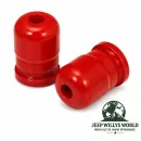 Prothane Achsanschlaggummi Paar Polyurethan vorne rot Jeep Wrangler JK (07-18)