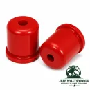 Prothane Achsanschlaggummi Paar Polyurethan hinten rot Jeep Wrangler JK (07-18)