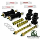 Prothane Polyurethan Blattfederbuchsen Set Federgehänge vorne oder hinten abschmierbar in schwarz. Jeep Wrangler YJ (1987-1995)
