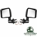 Rugged Ridge Außenspiegel Set schwarz rechts und links mit LED-Blinker. Jeep Wrangler JK (07-18)