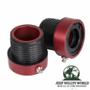 Axle Tube Seals rot Dana 30 Vorderachse Jeep Wrangler + Cherokee + Grand Cherokee 84-06
