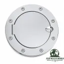 Rugged Ridge Tankblende Tankdeckel Tankcover Tankfüllstutzen Edelstahl Jeep Wrangler JK (07-18)