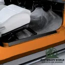 OMIX-Ada Einstiegskantenschutz Einstiegsleisten 2-teilig Schwarz Pulverbeschichtet Jeep CJ7 CJ8 / Wrangler YJ (1976-1995)