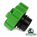 Rugged Ridge Tankdeckel Elite Serie Aluminium Grün Schriftzug Diesel Jeep Wrangler , Gladiator (07-25)