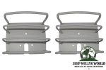 Rückleuchtenschutzgitter Titan Look Jeep CJ + Wrangler 76-06