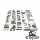 Schraubensatz komplett Edelstahl 582-teilig Jeep CJ5 76-83