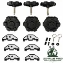 Rugged Ridge Hardtop Schnellverschluss Set. Jeep Wrangler JK 4-türer (07-18)