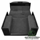 Rugged Ridge Teppich Satz Deluxe 6-teilig Grau Jeep CJ7 + Wrangler YJ (1976-1995)