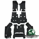 Auto Custom Carpets Carpet Complete Set, Original Style Black Jeep Wrangler JK 4-Doors (07-10)