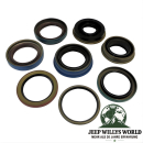 vollständiger Simmerring Satz, Dicht Kit für NP242 Verteilergetriebe . Jeep Cherokee XJ / Grand Cherokee ZJ / ZG / WJ / WG / Liberty KJ (1987-2007).ollständiger Simmerring Satz, Dicht Kit für NP242 Verteilergetriebe . Jeep Cherokee XJ / Grand Cherokee ZJ 