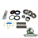 kompletter Überholsatz inkl. Lager, Simmerringe, Dichtungen, Nadeln und Schaltführung für NP242 Verteilergetriebe. Jeep Cherokee XJ / Grand Cherokee ZJ / ZG (1987-1993), vollständiger Lieferumfang abgebildet.