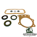 Dichtsatz Simmerringe Dana 300 Verteilergetriebe Jeep CJ 80-86, kompletter Lieferumfang abgebildet.