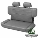 Bestop Rücksitzbank umklappbar und faltbar, inkl. Kopfstützen Grau Denim Jeep Wrangler TJ (1996-2006)