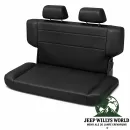 Bestop Rücksitzbank umklappbar und faltbar, inkl. Kopfstützen Black Denim Jeep Wrangler TJ (1996-2006)