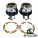 Freilaufnaben Set für 6 Loch Flansch Jeep CJ 72-81